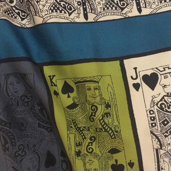 Anthropologie Skirts Anthropologie Pinochle Poker Playing Cards